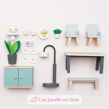 Esszimmer Set für Puppenhaus TV-ME056 Le Toy Van 5