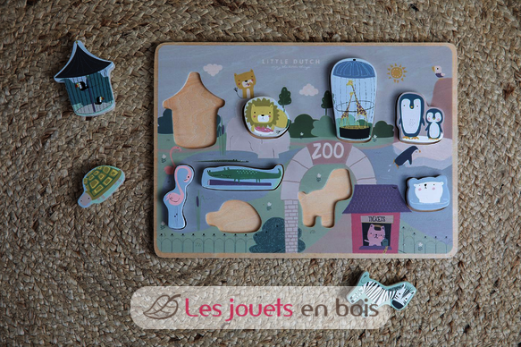 Formenpuzzle Zoo LD4444 Little Dutch 2