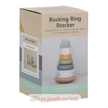 Holzstapelturm mit Ringen Forest Friends LD7242 Little Dutch 8