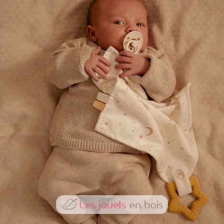 Schnuffeltuch Baby mit Beißring LD8428 Little Dutch 2