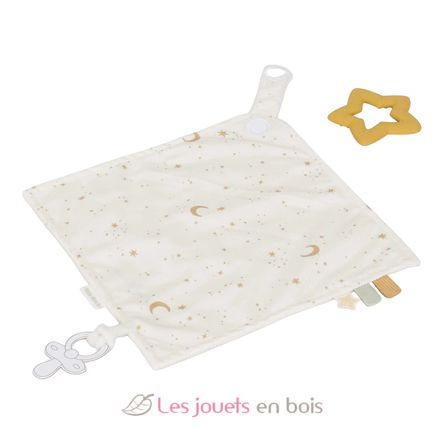 Schnuffeltuch Baby mit Beißring LD8428 Little Dutch 5