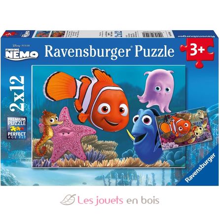 Puzzle Nemo der kleine Ausreißer 2x12 pcs RAV07556 Ravensburger 1