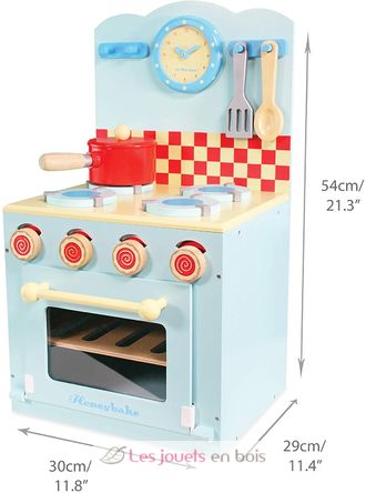 Backofen und Herd Set Blau TV265 Le Toy Van 3