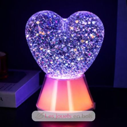 Glitzerlampe Magic Glow Herz LL-GLOWHEART Little L 3
