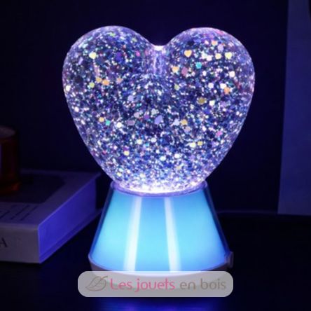 Glitzerlampe Magic Glow Herz LL-GLOWHEART Little L 4