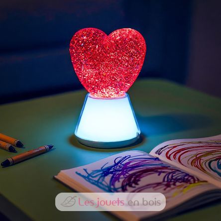 Glitzerlampe Magic Glow Herz LL-GLOWHEART Little L 5