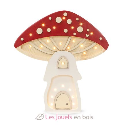 Pilzhaus-Nachtlampe rot LL083-325 Little Lights 1