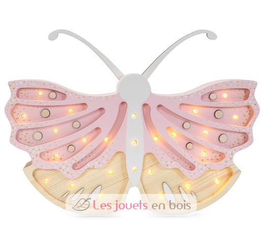 Schmetterling-Nachtlampe Erdbeercreme LL073-206 Little Lights 1