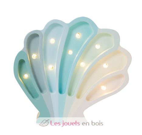 Muschel-Nachtlampe Bermudas Himmel LL082-364 Little Lights 1