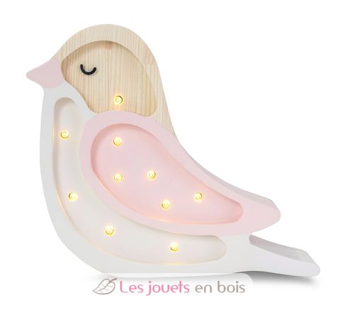 Vogel-Nachtlampe Erdbeercreme LL054-206 Little Lights 1