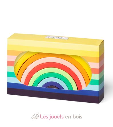 Regenbogenfarbenes Stapelspielzeug LL013-001 Little L 7