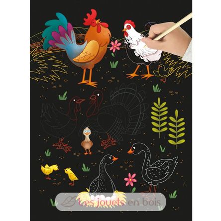 Scratch-Kunst Der Bauernhof PI-7821 Piccolia 2