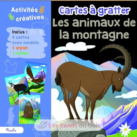 Scratch-Kunst Bergtiere PI-7593 Piccolia 1