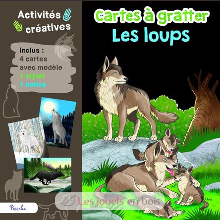 Scratch-Kunst Die Wölfe PI-7591 Piccolia 1