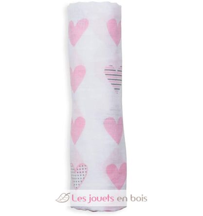 Lange Chiffon - Pink Hearts LLJ-121-000-013 Lulujo 2