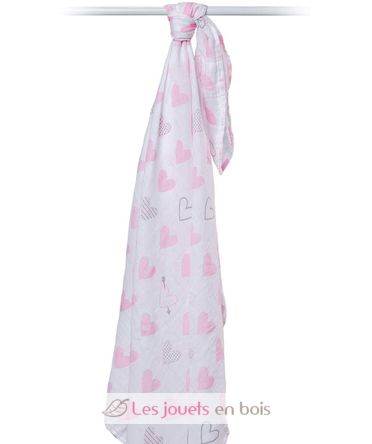 Lange Chiffon - Pink Hearts LLJ-121-000-013 Lulujo 1