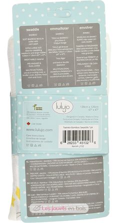 Bamboo Swaddle Mulltuch - Twinkle LLJ-121-005-003 Lulujo 7