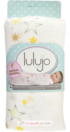 Bamboo Swaddle Mulltuch - Twinkle LLJ-121-005-003 Lulujo 6