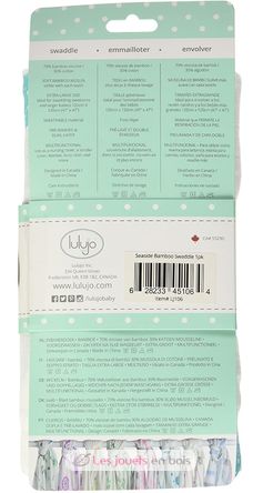 Bamboo Swaddle Mulltuch - Seaside LLJ-121-005-007 Lulujo 7