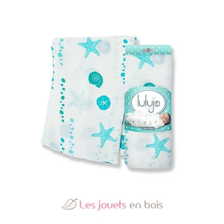 Bamboo Swaddle Mulltuch - Seaside LLJ-121-005-007 Lulujo 1