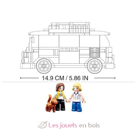 Model Bricks - Van Hippy SL-M38-B0707 Sluban 3