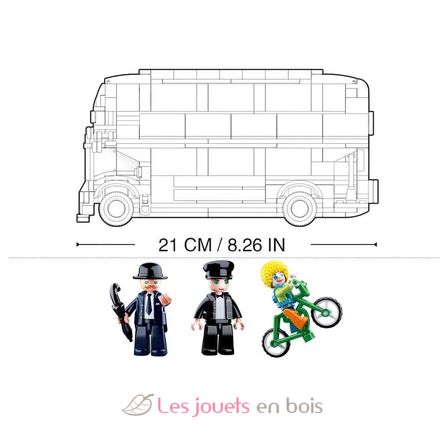 Model Bricks - Londoner Bus SL-M38-B0708 Sluban 4