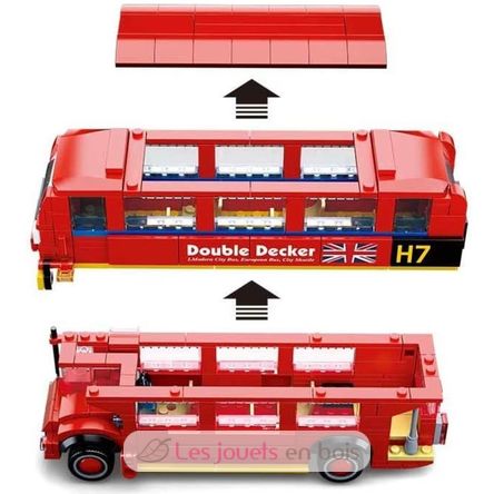 Model Bricks - Londoner Bus SL-M38-B0708 Sluban 5