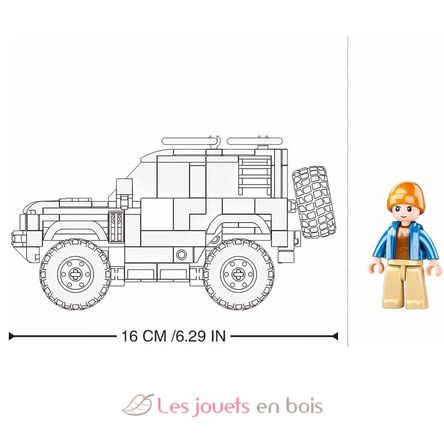 Model Bricks - Britischer Angriffs-SUV SL-M38-B1015 Sluban 4