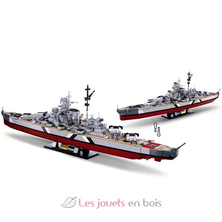 Model Bricks - Bismarck-Schlachtschiff SL-M38-B1102 Sluban 3