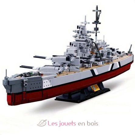 Model Bricks - Bismarck-Schlachtschiff SL-M38-B1102 Sluban 4