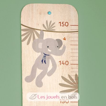 Messlatte aus Holz Dschungel Elefant MA0263 Maïlou Tradition 6