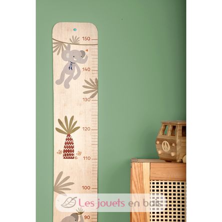 Messlatte aus Holz Dschungel Elefant MA0263 Maïlou Tradition 5