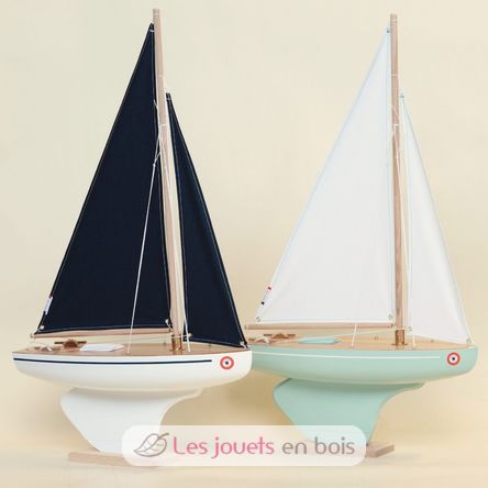 Segelboot Le Beajour meergrün 40cm TI-N702-BEAJOUR-VERT-EAU-40 Tirot 4