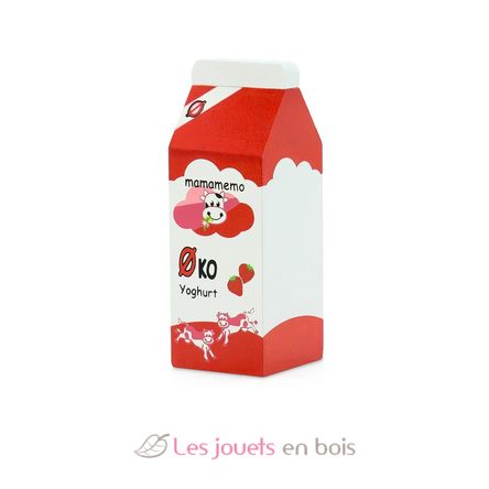 Erdbeer-Trinkjoghurt aus Holz As-85469 Mamamemo 1