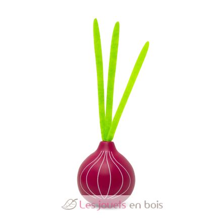 Rote Zwiebel aus Holz mit Stiel As-85559 Mamamemo 1