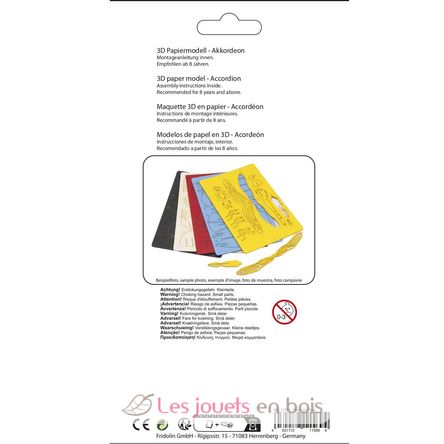 3D Papiermodell - Akkordeon FRO-11569 Fridolin 4
