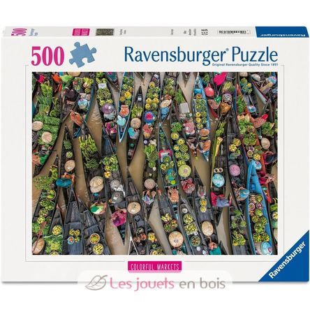 Puzzle Schwimmender Markt in Indonesien 500 Teile RAV12001813 Ravensburger 6