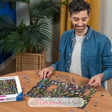 Puzzle Schwimmender Markt in Indonesien 500 Teile RAV12001813 Ravensburger 4