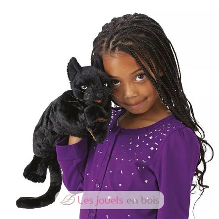Handpuppe Schwarze Katze FO-2987 Folkmanis 2