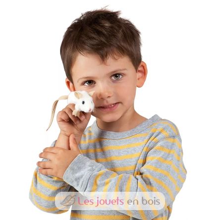 Fingerpuppe Maus weiß FO-2776 Folkmanis 4