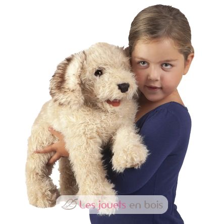 Handpuppe Hund Labradoodle FO-3136 Folkmanis 2