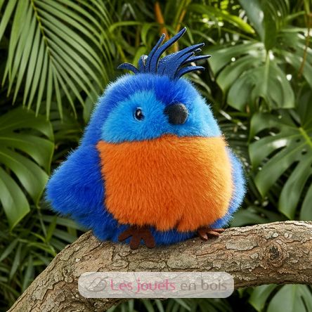 Königspapagei-Plüschvogel 15 cm HO3438 Histoire d'Ours 3