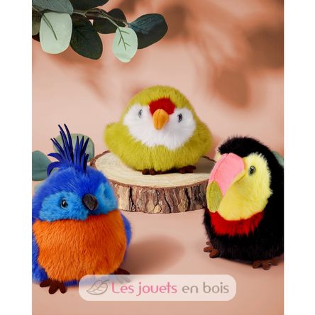 Wellensittich-Plüschvogel 15 cm HO3442 Histoire d'Ours 5