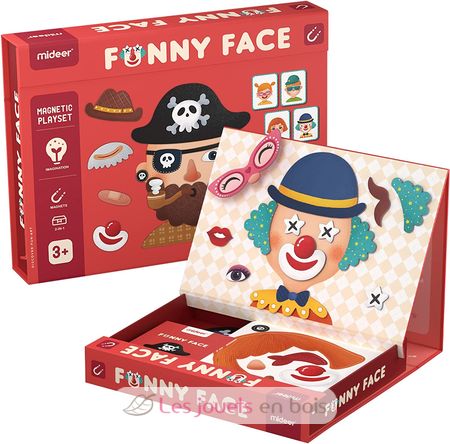 Magnetisches Spielset Funny Face MD1038 Mideer 1