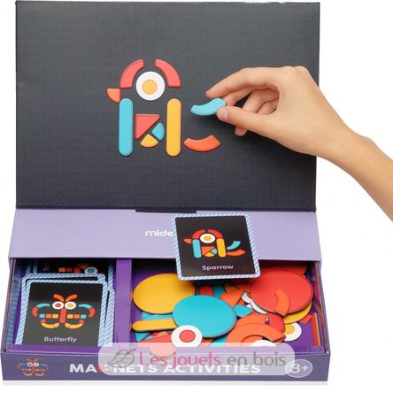 Box mit 92 magnetischen Formen MD1041 Mideer 7