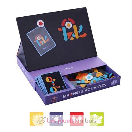 Box mit 92 magnetischen Formen MD1041 Mideer 5