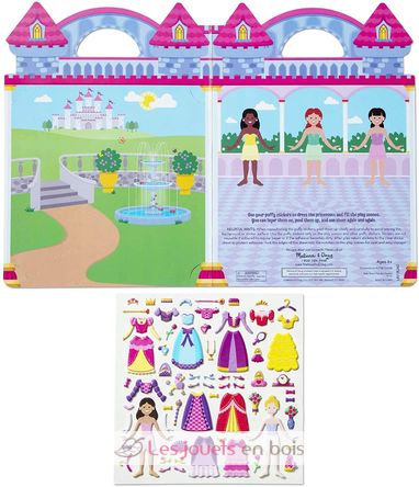 Puffy Stickers Spielset: Prinzessin MD-19100 Melissa & Doug 5