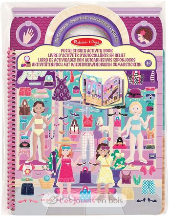 Aktivitatenbuch mit wiederverwendbaren gummistickern Toller Tag MD-19412 Melissa & Doug 1