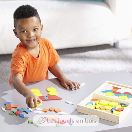 Blocks und brettchen mit vorlagen MD-10029 Melissa & Doug 4