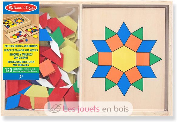 Blocks und brettchen mit vorlagen MD-10029 Melissa & Doug 5